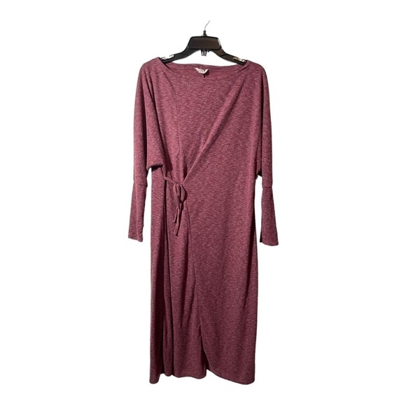 𝅺caslon COZY LONG SLEEVE KNIT WRAP DRESS - Picture 2 of 11